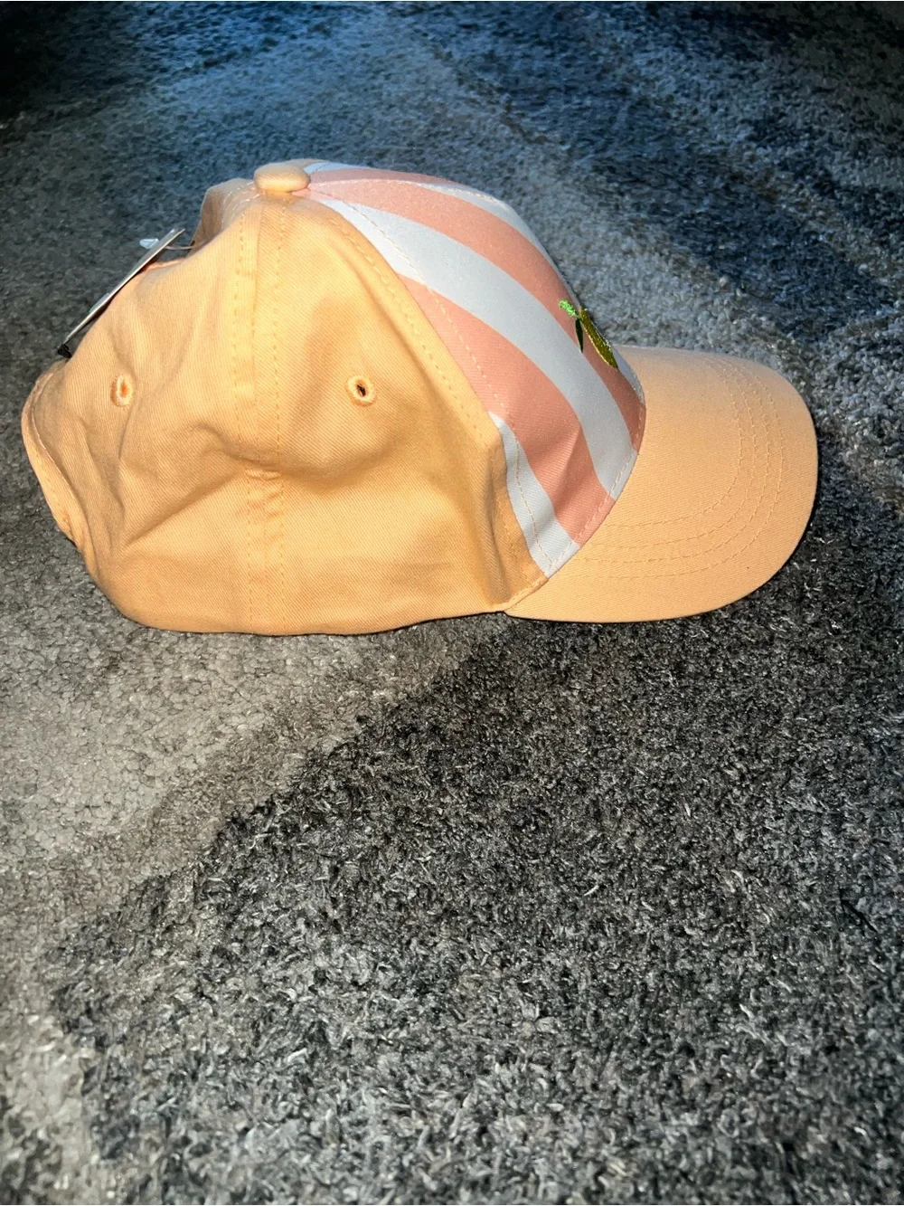 C&C California Girls Stripe Orange Lemon Embroidered Baseball Cap